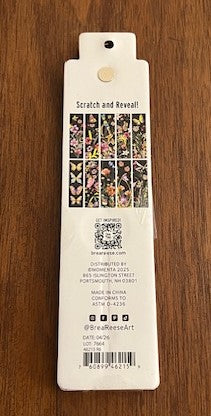 Scratch Art Bookmarks - Floral